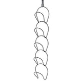 5Pcs Hat Rack Iron Punching Free Multi Layer Multifunctional Space Saving Hat Hanger Holder Black