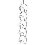 5Pcs Hat Rack Iron Punching Free Multi Layer Multifunctional Space Saving Hat Hanger Holder Black