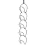 5Pcs Hat Rack Iron Punching Free Multi Layer Multifunctional Space Saving Hat Hanger Holder Black