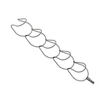 5Pcs Hat Rack Iron Punching Free Multi Layer Multifunctional Space Saving Hat Hanger Holder Black - Extra Image