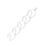 5Pcs Hat Rack Iron Punching Free Multi Layer Multifunctional Space Saving Hat Hanger Holder White