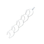 5Pcs Hat Rack Iron Punching Free Multi Layer Multifunctional Space Saving Hat Hanger Holder White