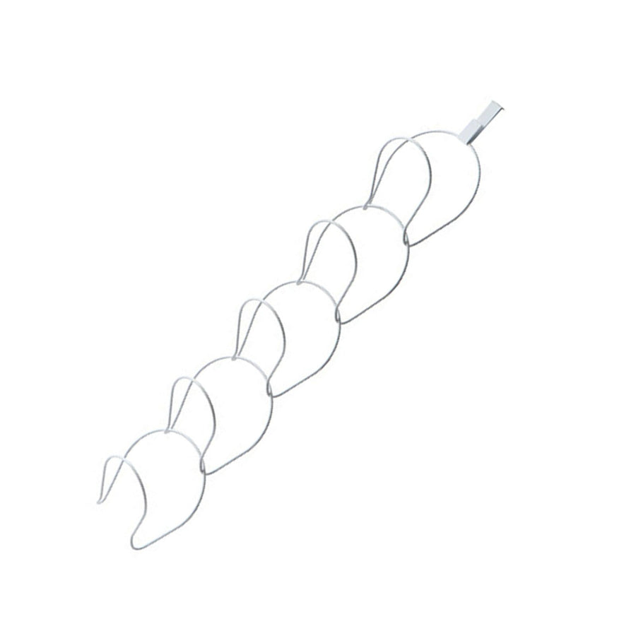 5Pcs Hat Rack Iron Punching Free Multi Layer Multifunctional Space Saving Hat Hanger Holder White