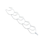 5Pcs Hat Rack Iron Punching Free Multi Layer Multifunctional Space Saving Hat Hanger Holder White