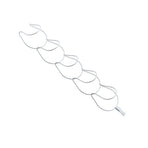 5Pcs Hat Rack Iron Punching Free Multi Layer Multifunctional Space Saving Hat Hanger Holder White