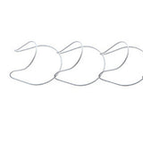 5Pcs Hat Rack Iron Punching Free Multi Layer Multifunctional Space Saving Hat Hanger Holder White