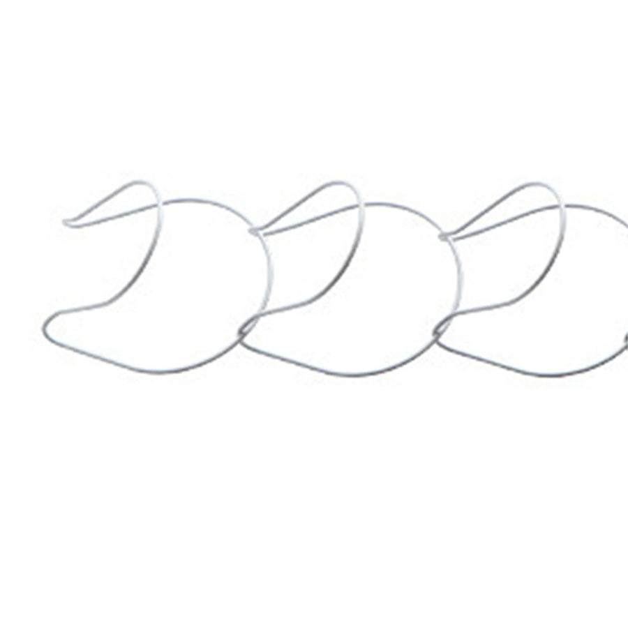 5Pcs Hat Rack Iron Punching Free Multi Layer Multifunctional Space Saving Hat Hanger Holder White