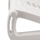 Under Desk Footrest 6 Height Adjustable Ergonomic Foot Stool with Massage Texture and Roller for Office White