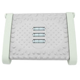 Under Desk Footrest 6 Height Adjustable Ergonomic Foot Stool with Massage Texture and Roller for Office Green