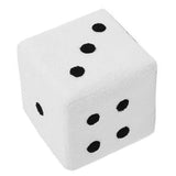 Foot Stool Soft Comfortable Simple Warm Sturdy Base Cube Stool for Home Living Room Bedroom White 29x29x25cm - Extra Image