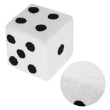 Foot Stool Soft Comfortable Simple Warm Sturdy Base Cube Stool for Home Living Room Bedroom White 29x29x25cm - Extra Image