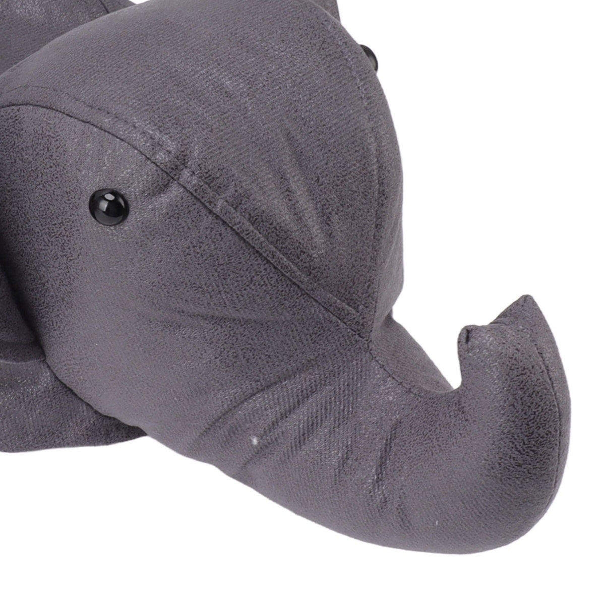 Animal Footstools Elephant Shaped Slip Resistant Silent Comfortable Stable Multi Purpose Cute Stool for Kids Dark Gray