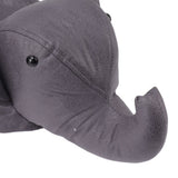 Animal Footstools Elephant Shaped Slip Resistant Silent Comfortable Stable Multi Purpose Cute Stool for Kids Dark Gray