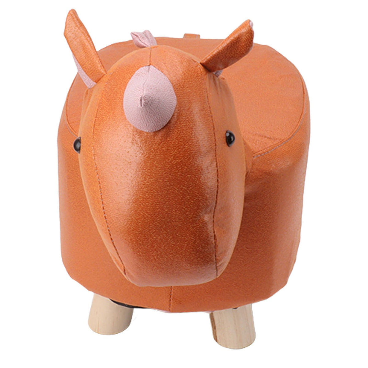 Cute Animal Footstool with Soft Padded Cushion and Prevent Slip Feet Small Footrest Stools for Kids Adults Unicorn