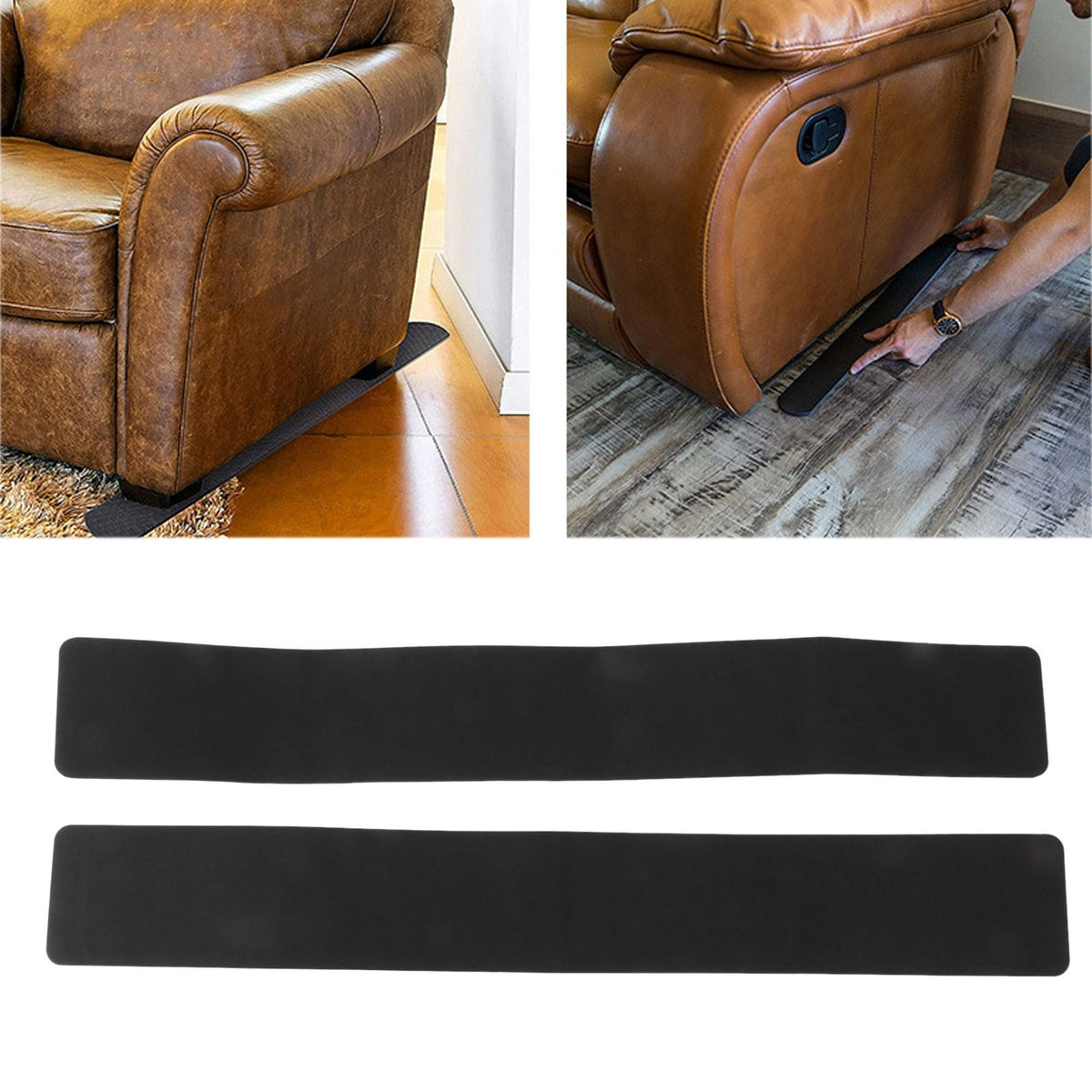 2PCS Non Slip Furniture Rail Pads EVA Self Adhesive Floor Protector Furniture Gripper Pads for Sofas Couches Chairs 30in/76.2cm