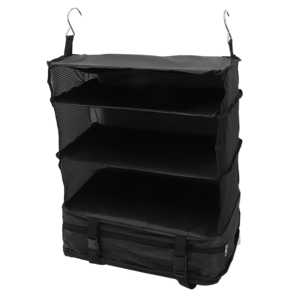 Hanging 3 Shelf Travel Shelves Bag Portable Multifunctional Large Capacity Hanging Packing Cubes Storage Bag