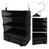 Hanging 3 Shelf Travel Shelves Bag Portable Multifunctional Large Capacity Hanging Packing Cubes Storage Bag - Extra Image