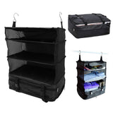 Hanging 3 Shelf Travel Shelves Bag Portable Multifunctional Large Capacity Hanging Packing Cubes Storage Bag - Extra Image