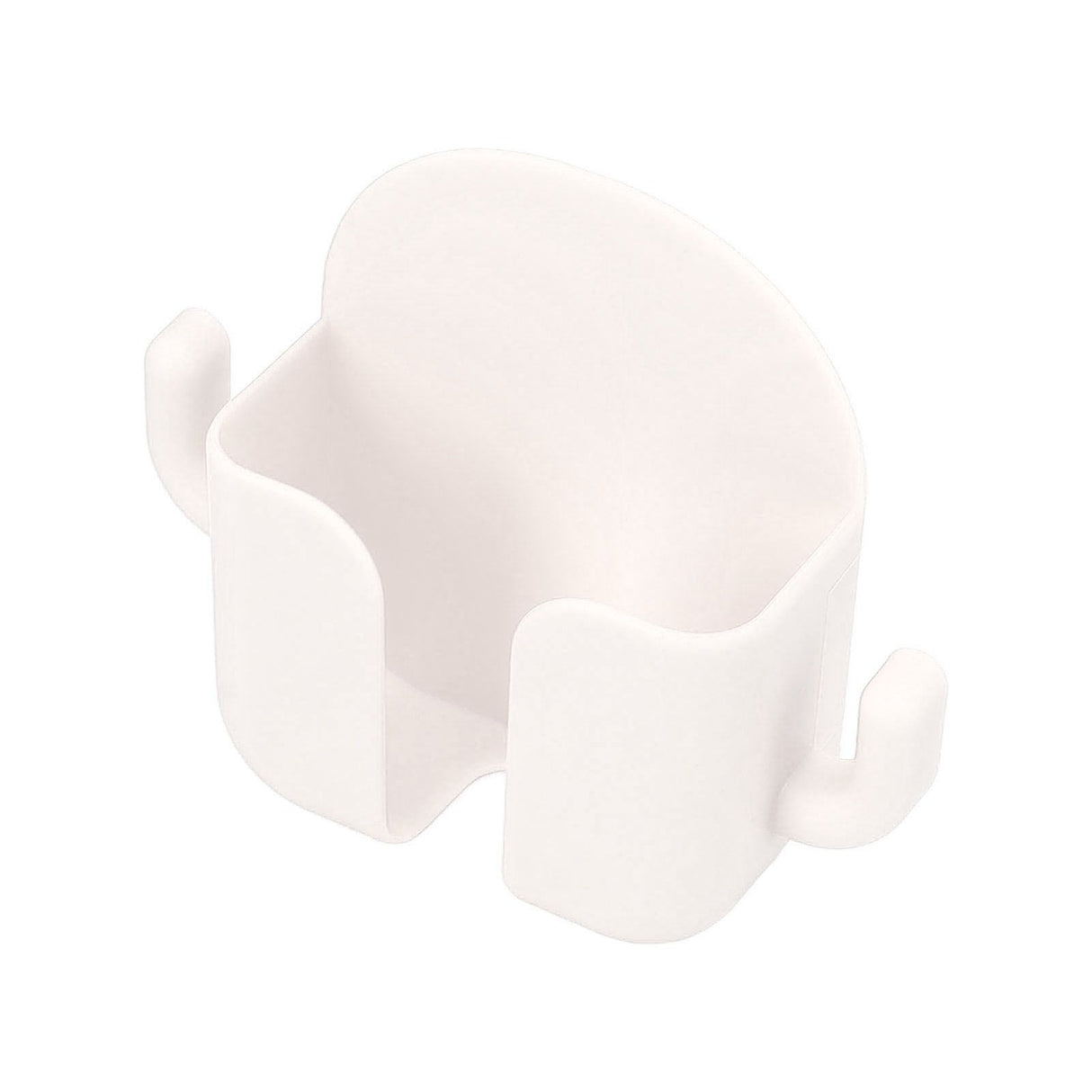 Self Adhesive Wall Mount Cell Phone Holder Wall Mount Phone Charging Holder for Home Office Bedroom White