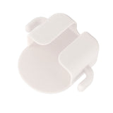 Self Adhesive Wall Mount Cell Phone Holder Wall Mount Phone Charging Holder for Home Office Bedroom White - Low Angle