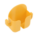 Self Adhesive Wall Mount Cell Phone Holder Wall Mount Phone Charging Holder for Home Office Bedroom Yellow - Top-Down View