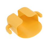 Self Adhesive Wall Mount Cell Phone Holder Wall Mount Phone Charging Holder for Home Office Bedroom Yellow