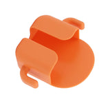 Self Adhesive Wall Mount Cell Phone Holder Wall Mount Phone Charging Holder for Home Office Bedroom Orange - Extra Image