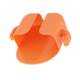 Self Adhesive Wall Mount Cell Phone Holder Wall Mount Phone Charging Holder for Home Office Bedroom Orange - Extra Image