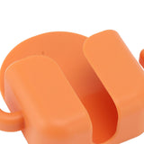 Self Adhesive Wall Mount Cell Phone Holder Wall Mount Phone Charging Holder for Home Office Bedroom Orange - Extra Image