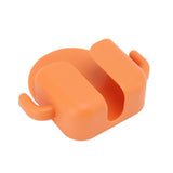 Self Adhesive Wall Mount Cell Phone Holder Wall Mount Phone Charging Holder for Home Office Bedroom Orange - Extra Image