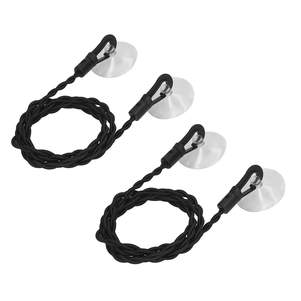 2Pcs Travel Clothesline Portable Retractable Punch Free with Sunction Cups Camping Accessories