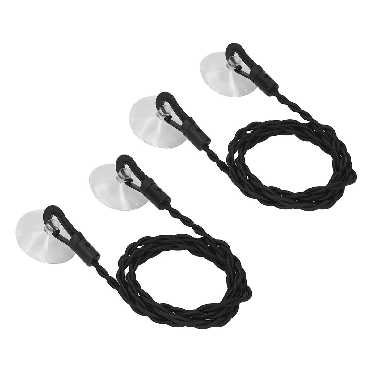 2Pcs Travel Clothesline Portable Retractable Punch Free with Sunction Cups Camping Accessories
