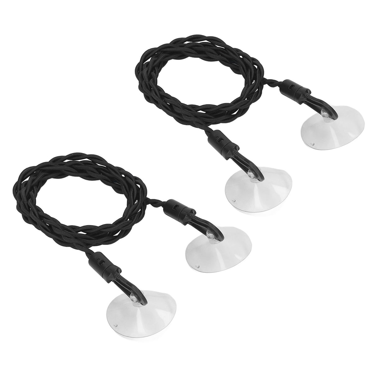 2Pcs Travel Clothesline Portable Retractable Punch Free with Sunction Cups Camping Accessories