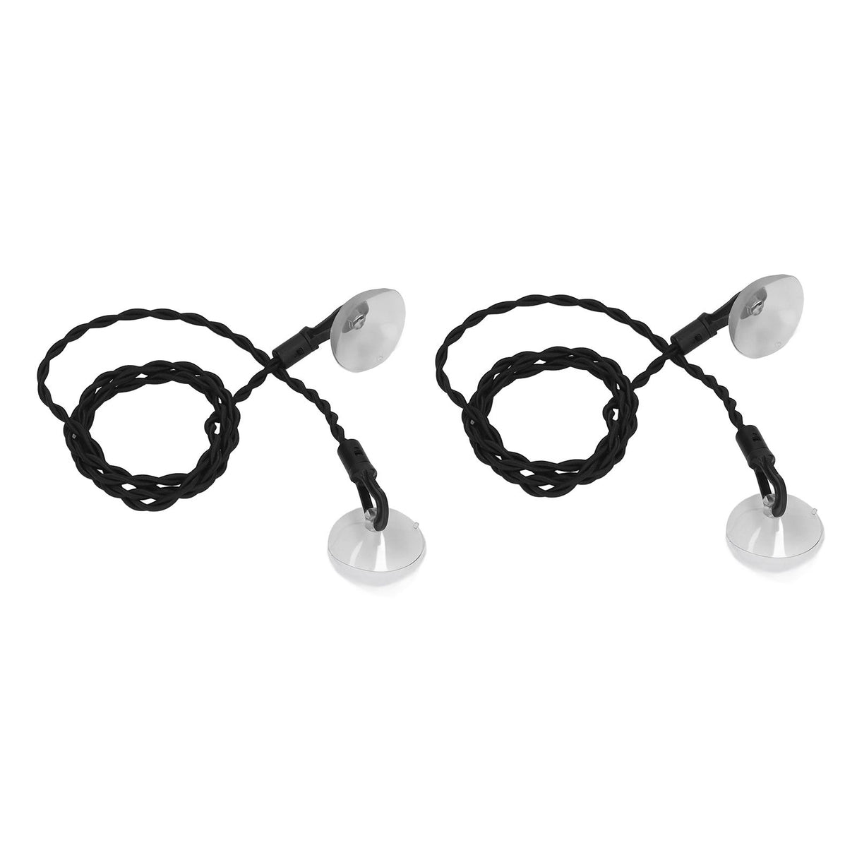 2Pcs Travel Clothesline Portable Retractable Punch Free with Sunction Cups Camping Accessories