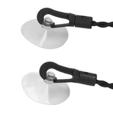 2Pcs Travel Clothesline Portable Retractable Punch Free with Sunction Cups Camping Accessories - Extra Image