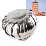 Roof Ventilator Automatic Silent Stainless Steel Pipefit Roof Ventilating Fan Wind Turbines Air Vent Attic Ventilator