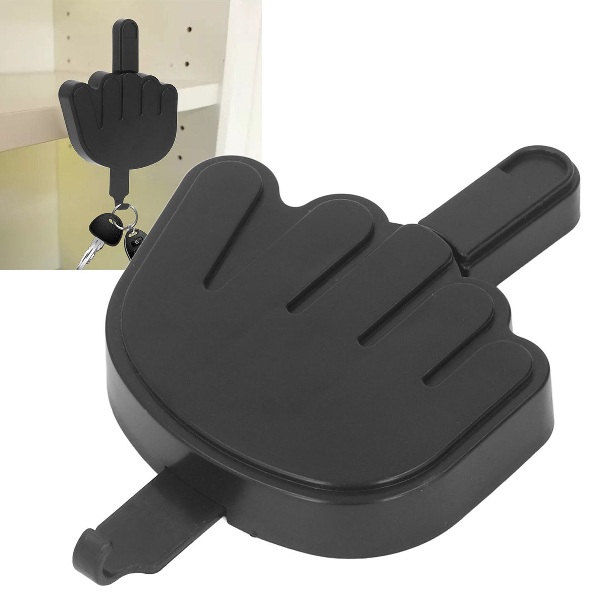 Funny Key Hanger Self Adhesive Special Shape Key Hanger Key Wall Hanger for Home Office Decoration Finger