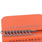 10 Hooks Mini Loom Machine Household Small Weaving Loom Machine with 6.5cm Wooden Board for Hand Craft DIY Weaving Orange - Extra Image