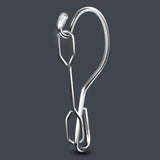 Stainless Steel Sock Drying Rack for Towels Cloth Diapers Bras Baby Clothes Underwear Hat Gloves 2 Layer 20 Clip