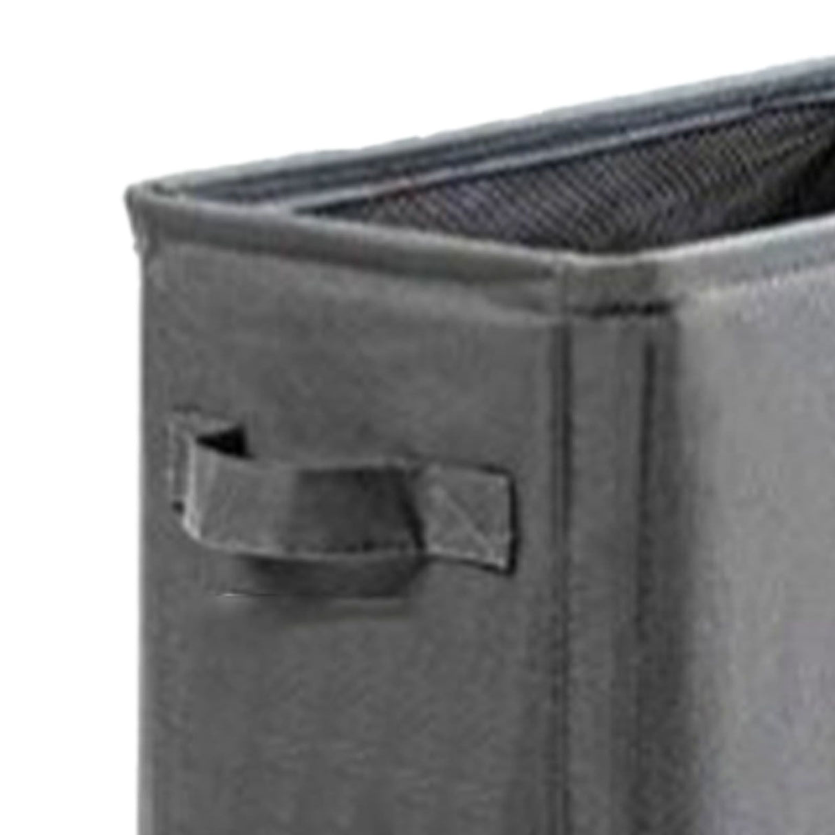 4 Roll Wheels Laundry Basket with Handles Oxford Cloth Storage Bin for Household Sundries Dark Gray