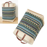 Laundry Basket Grocery Bag Jute Large Capacity Dirty Clothes Storage Basket Bucket for Home Colorful