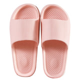 Bathroom Slippers Anti Slip Soft Thick Sole Integrated Light Weight Home Slippers Pink 40 41 (25cm/9.8in)