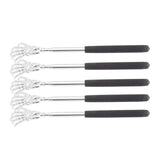 5Pcs Extendable Back Massager Stainless Steel Telescopic Portable Retractable Rear Back Scratcher