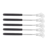 5Pcs Extendable Back Massager Stainless Steel Telescopic Portable Retractable Rear Back Scratcher - Side View