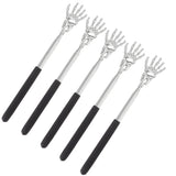 5Pcs Extendable Back Massager Stainless Steel Telescopic Portable Retractable Rear Back Scratcher - Top-Down View