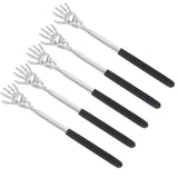 5Pcs Extendable Back Massager Stainless Steel Telescopic Portable Retractable Rear Back Scratcher