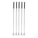 5Pcs Extendable Back Massager Stainless Steel Telescopic Portable Retractable Rear Back Scratcher