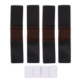 Arched Felt Furniture Pads with Hook Loop Fasteners Sled Base Floor Saver Arched Chair Felt Footpad Mats