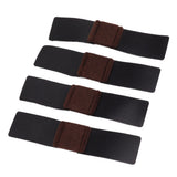 Arched Felt Furniture Pads with Hook Loop Fasteners Sled Base Floor Saver Arched Chair Felt Footpad Mats - Extra Image