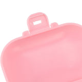 7PCS Medicine Case Portable Detachable Safe Mini 4 Compartments Medicine Organizer for Outdoor Travel Pink